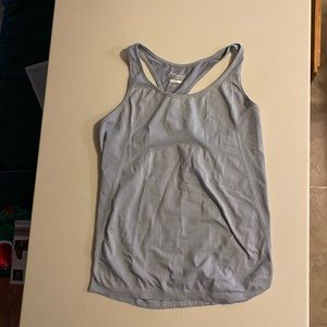 Grey workout tank top